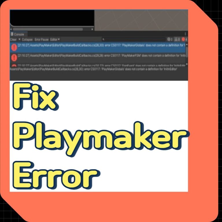 fix playmaker error thumnail